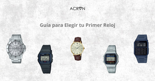 ¿Cómo elegir tu primer reloj Casio?