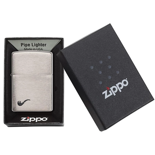 Encendedor Zippo Pipe Brushed Chrome 200PL