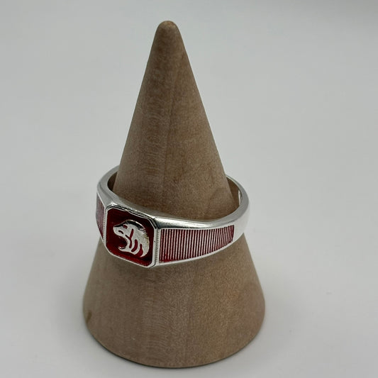 Anillo de Sello "Felino Guardián" en Plata 925