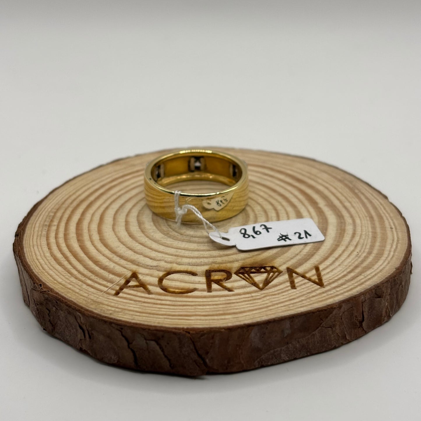 Anillo de Oro 18K Bicolor con Circones 8,67 g