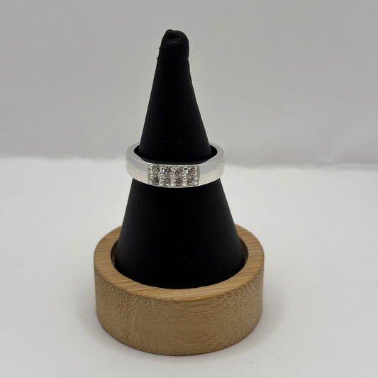 Anillo de Plata 925 Mujer Circones (Talla 13)