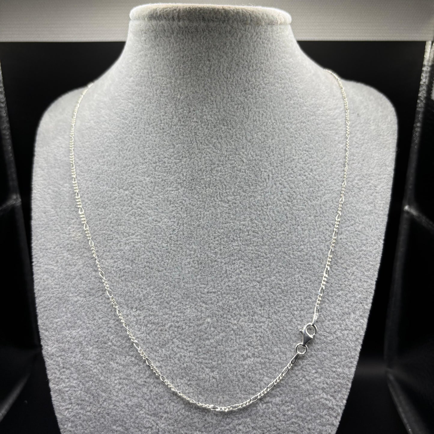 Cadena Fígaro Delgada de Plata 925 (50 cm, 3,66 g)