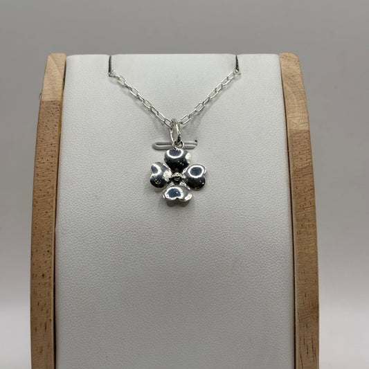 Colgante Trébol de la Suerte en Plata 925 | Varios Tamaños