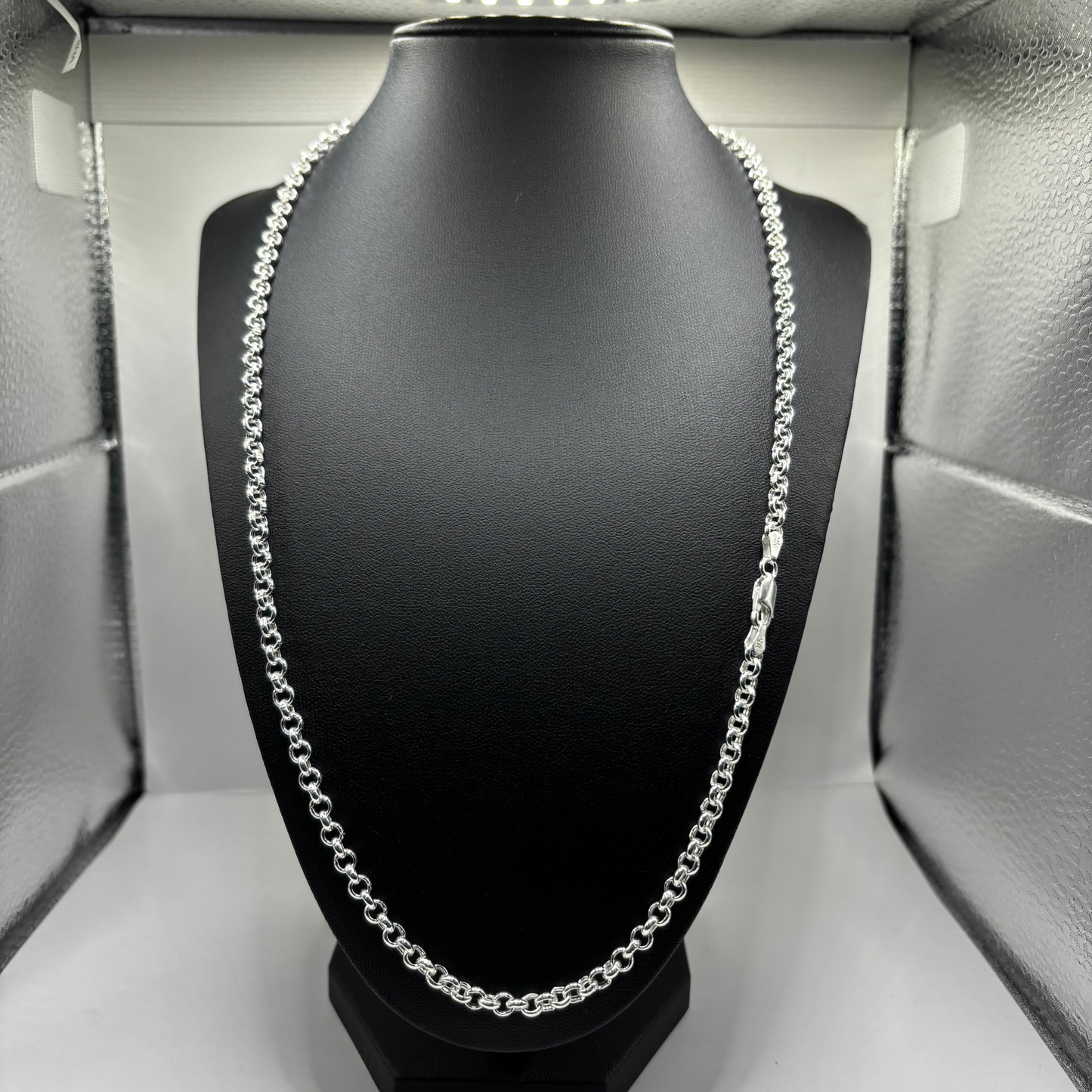 Cadena de Plata 925 Rolo Inflado - 60 cm