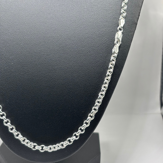 Cadena de Plata 925 Rolo Inflado - 60 cm