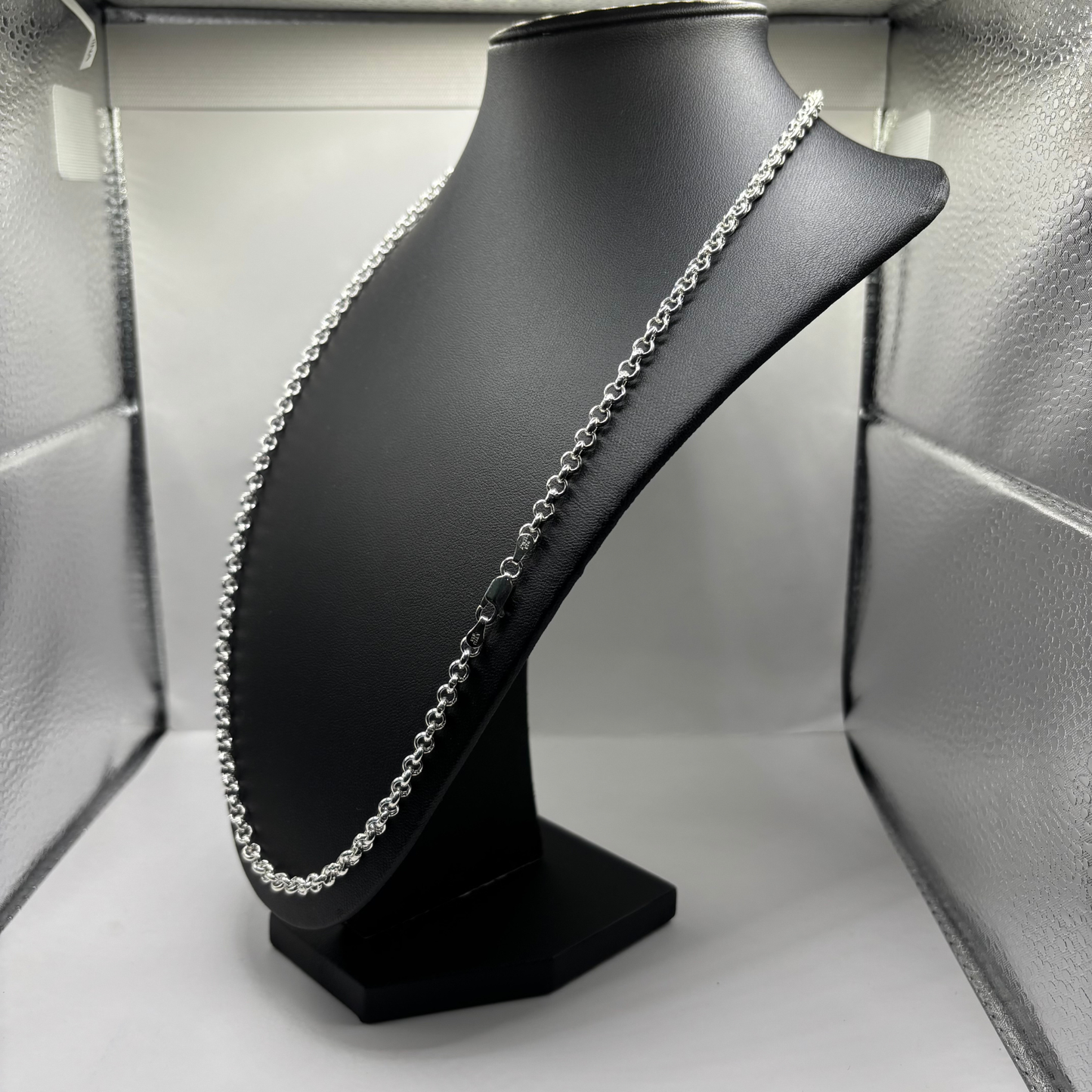Cadena de Plata 925 Rolo Inflado - 60 cm