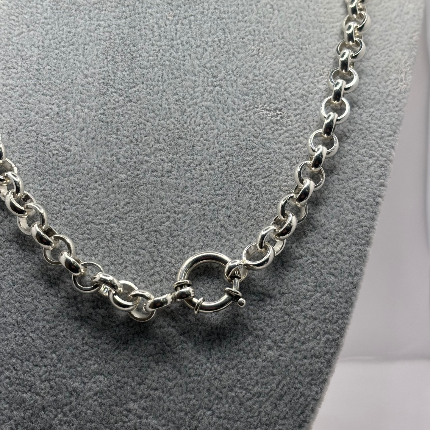 Cadena de Plata 925 Hombre Rolo Grueso (50 cm, 69.5 g)