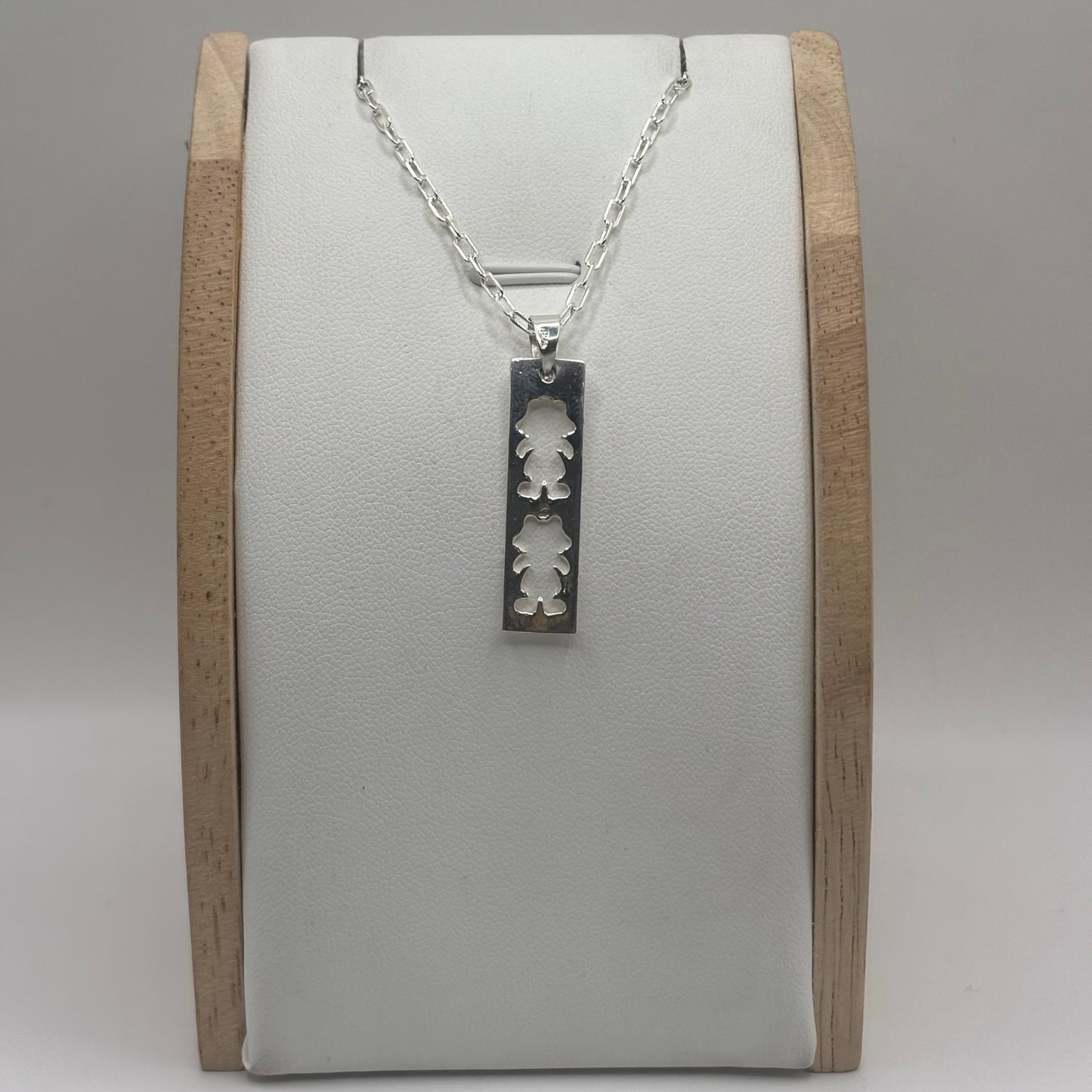 Colgante "Vínculo Eterno" Dos Niñas en Plata 925