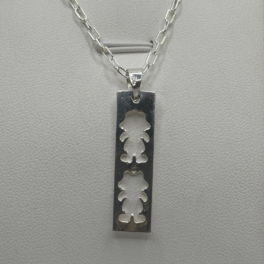 Colgante "Vínculo Eterno" Dos Niñas en Plata 925