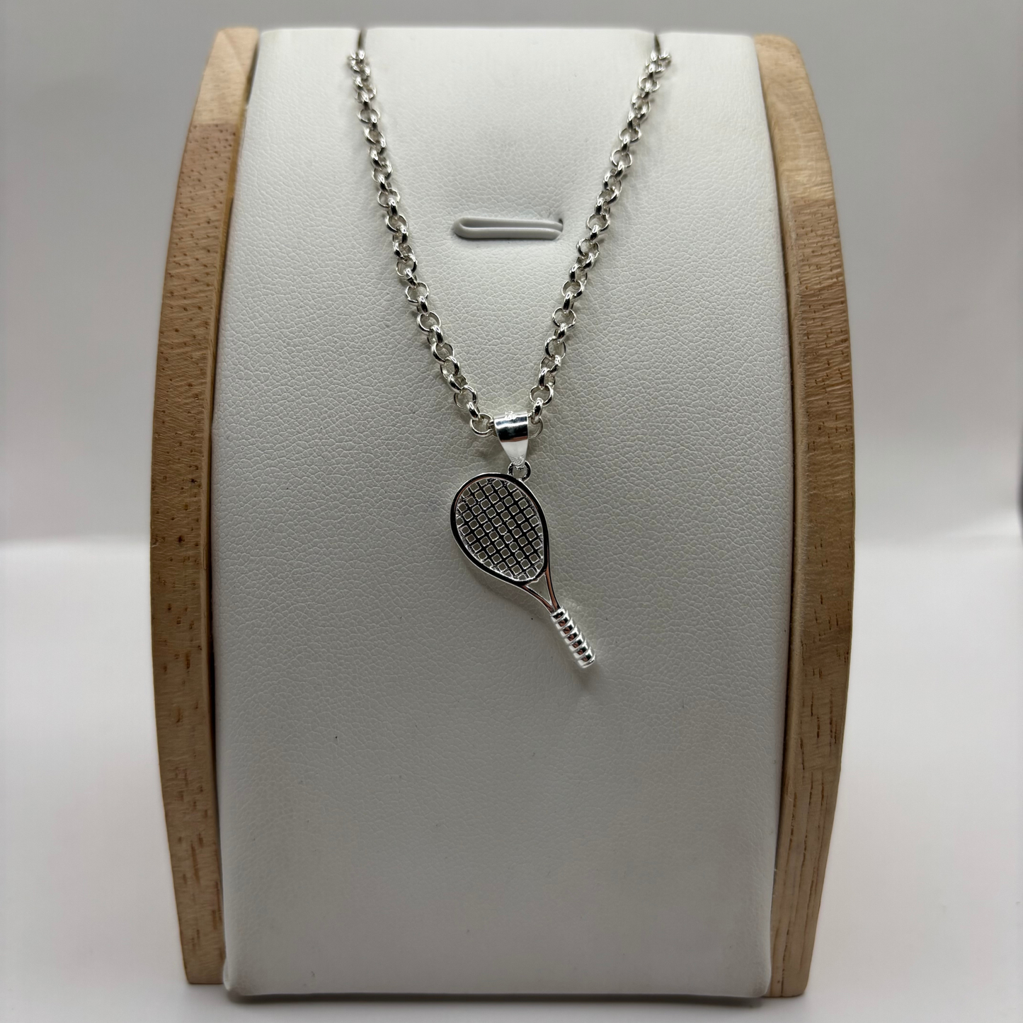 Colgante Pala de Pádel Unisex en Plata 925