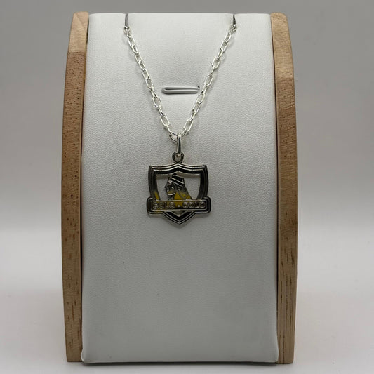 Colgante Colo-Colo Diseño Calado en Plata 925 | 2 Tamaños