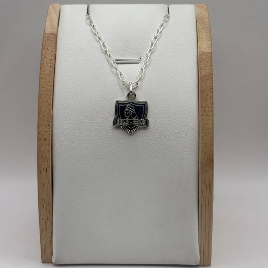 Colgante Escudo Colo-Colo en Plata 925 | 2 Tamaños