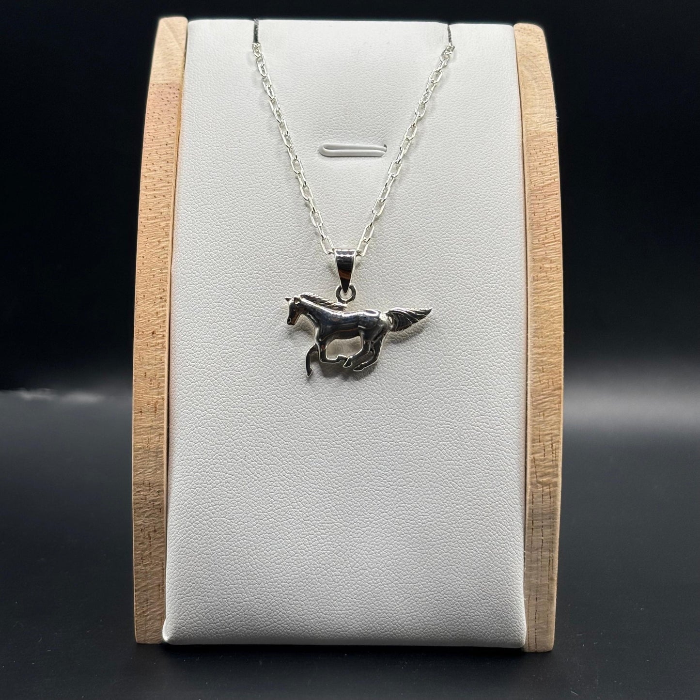 Colgante Caballo Galopando en Plata 925