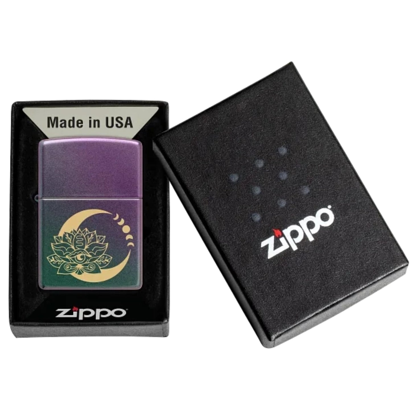 Encendedor Zippo 48587 Lotus Moon Design