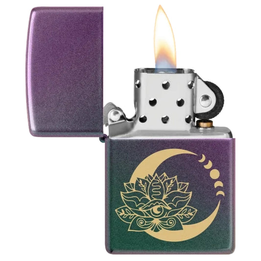 Encendedor Zippo 48587 Lotus Moon Design