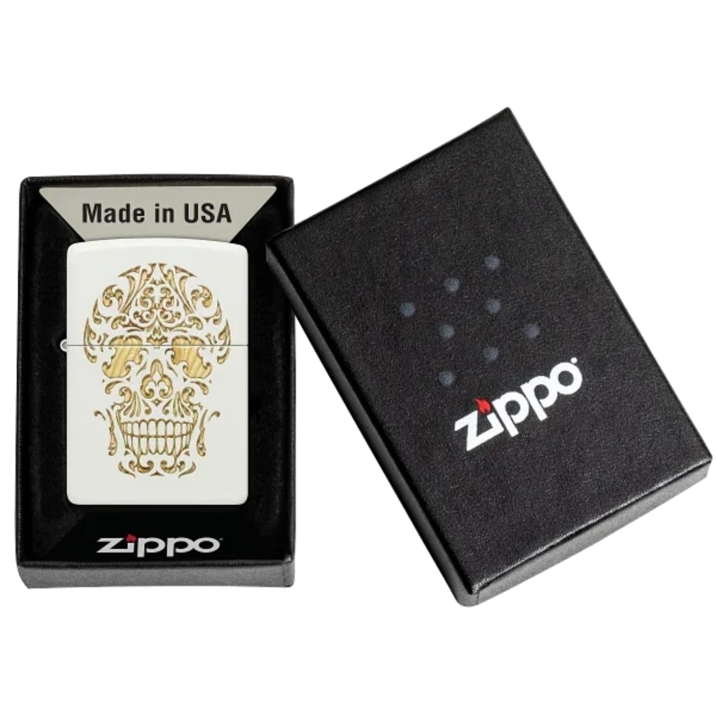 Encendedor Zippo 48710 Sugar Skull Design