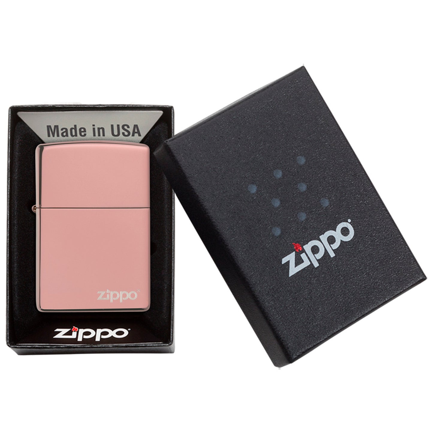 Encendedor 49190ZL Zippo Classic High Polish Rose Gold Logo
