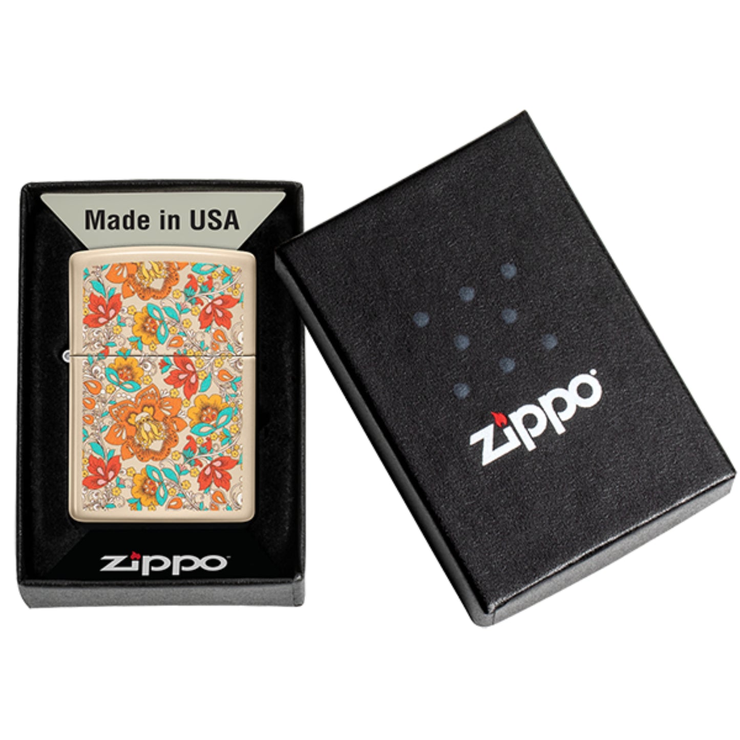 Encendedor Zippo 49770 Vintage Floral Design
