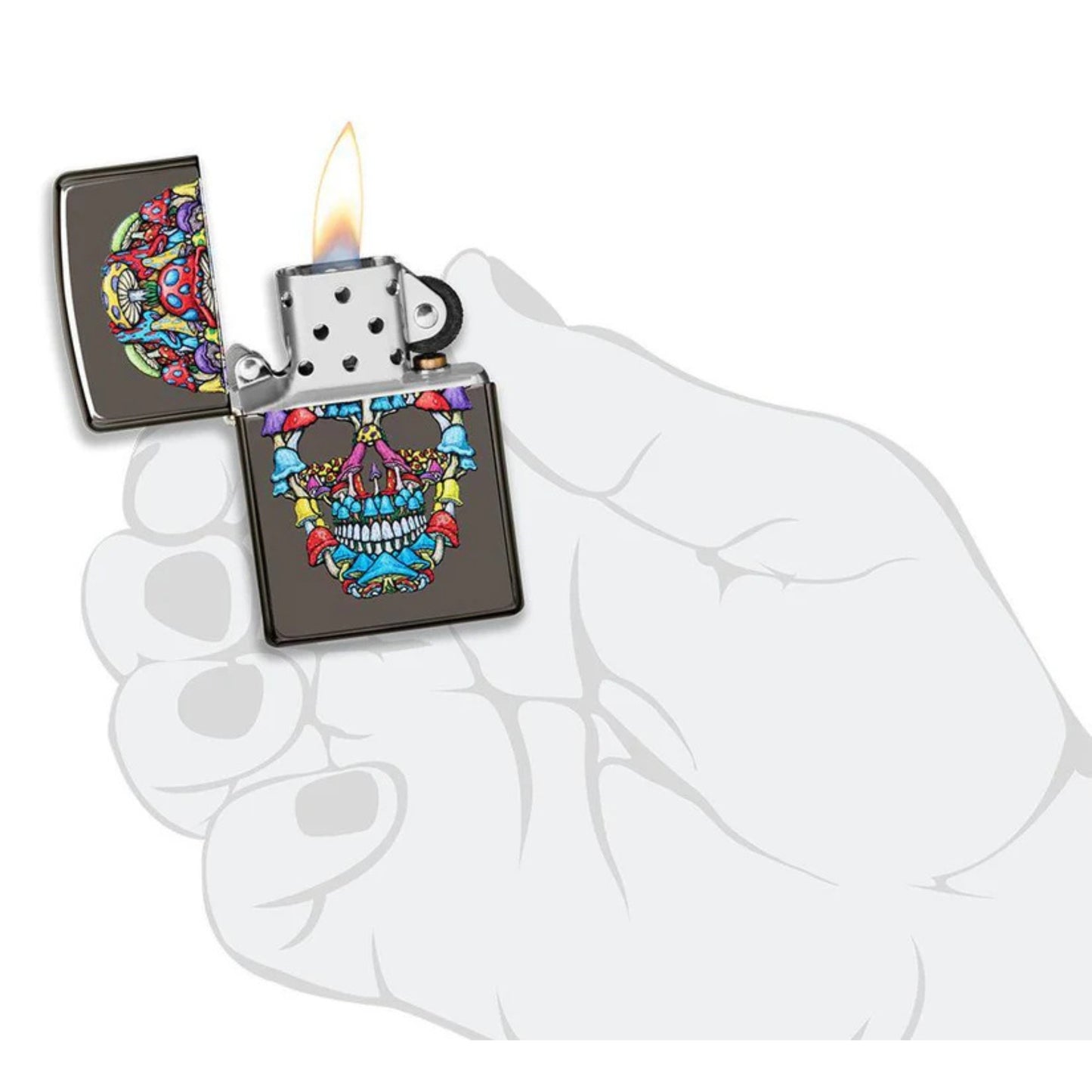 Encendedor Zippo 49135 Skull Design