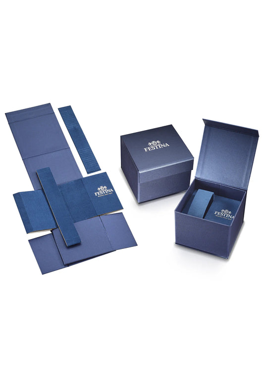 Reloj Festina F20681/1 Hombre On The Square Plateado