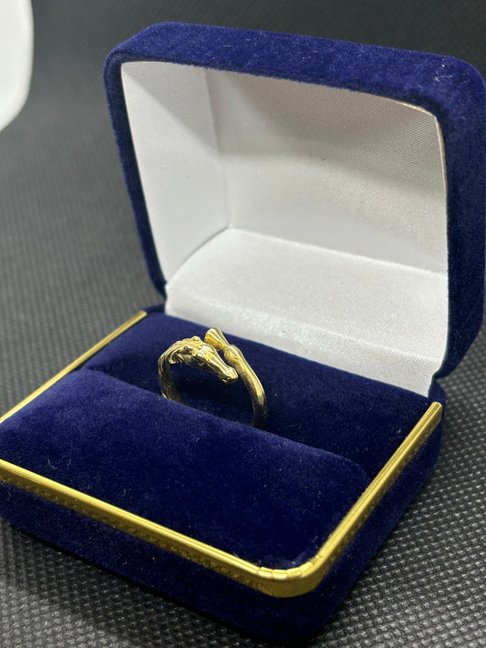Anillo Caballo Mujer en Oro 18K
