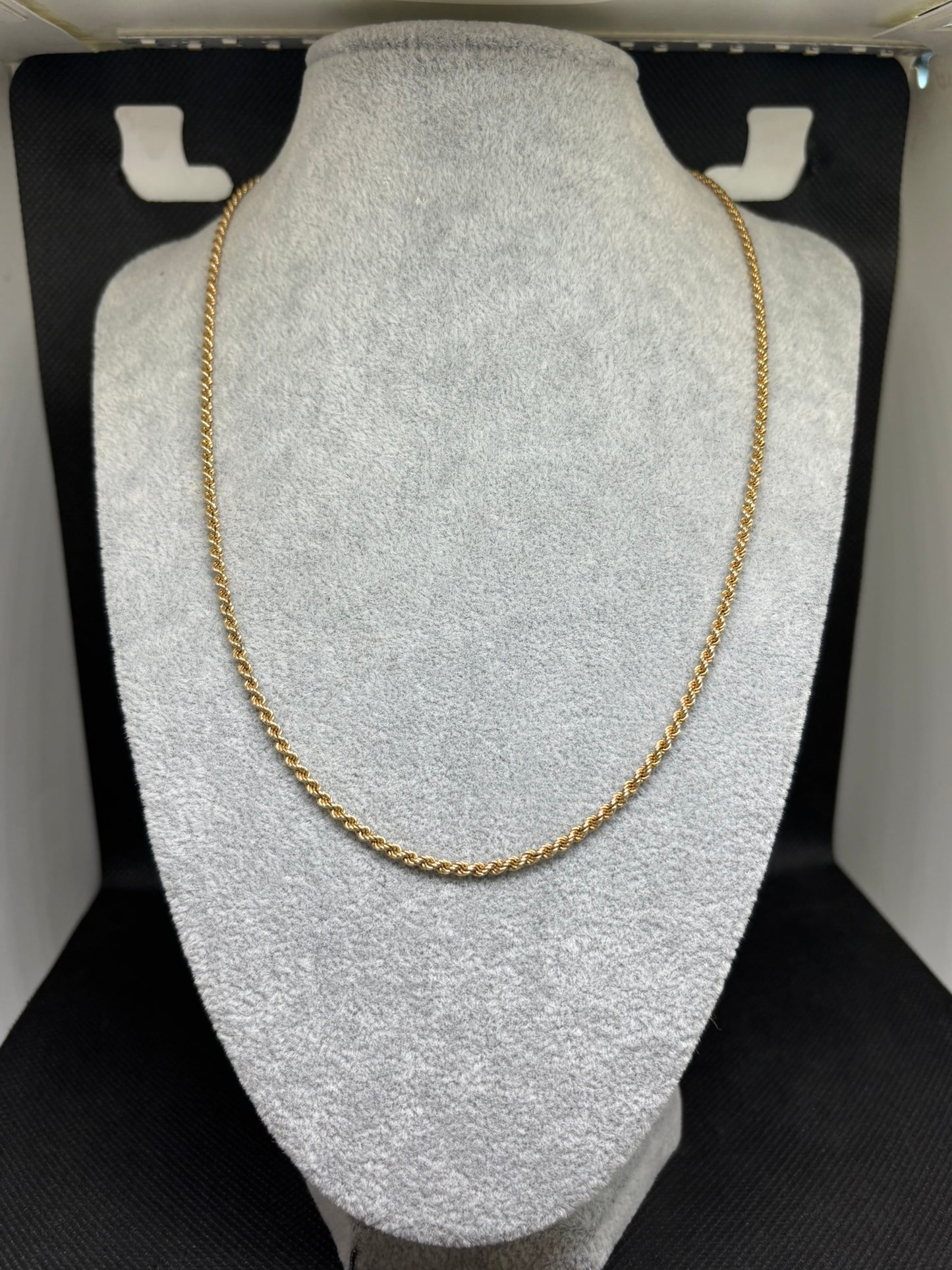 Cadena de Oro 18K Turbillón - 50 cm