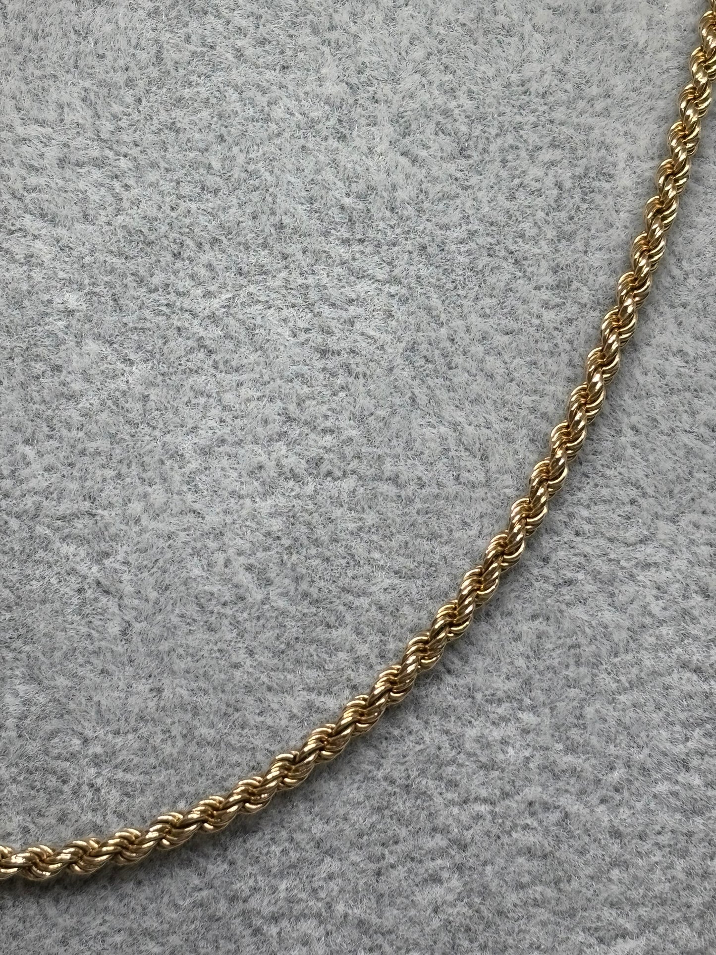 Cadena de Oro 18K Turbillón - 50 cm