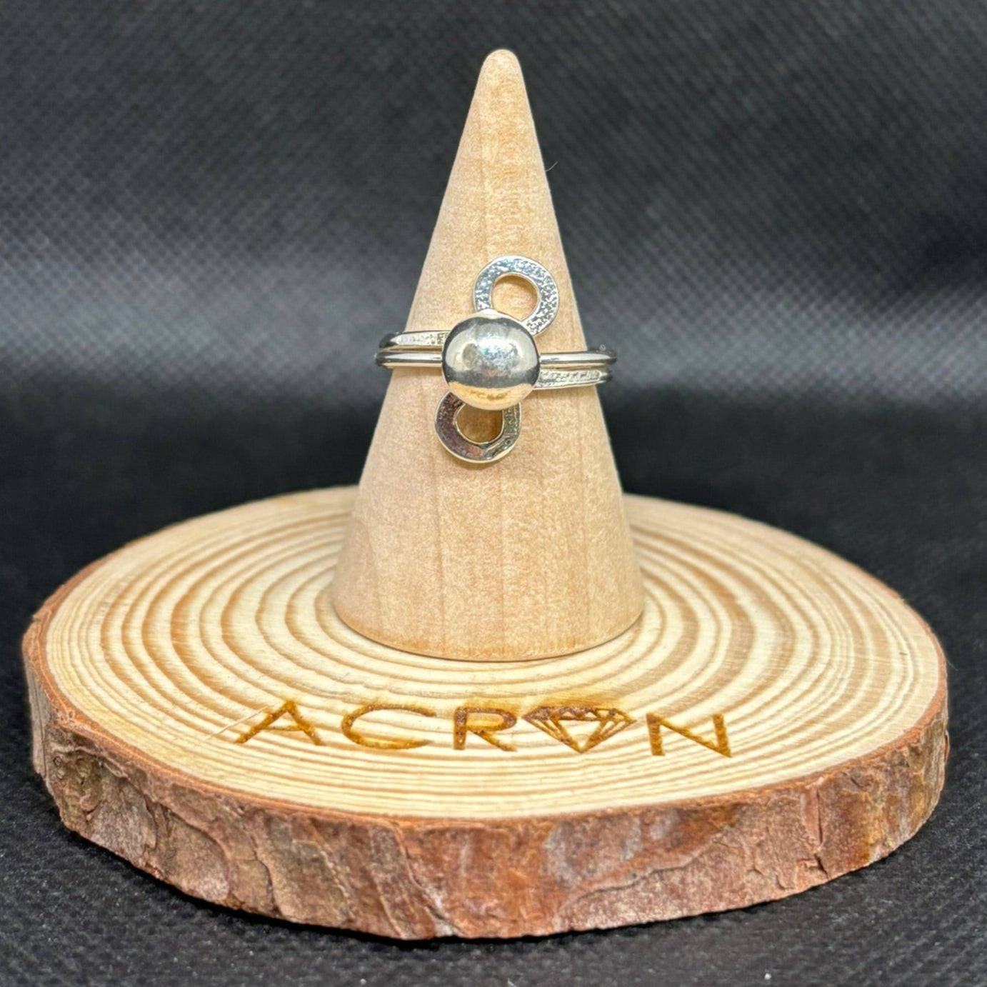 Anillo de Plata Esfera Mujer
