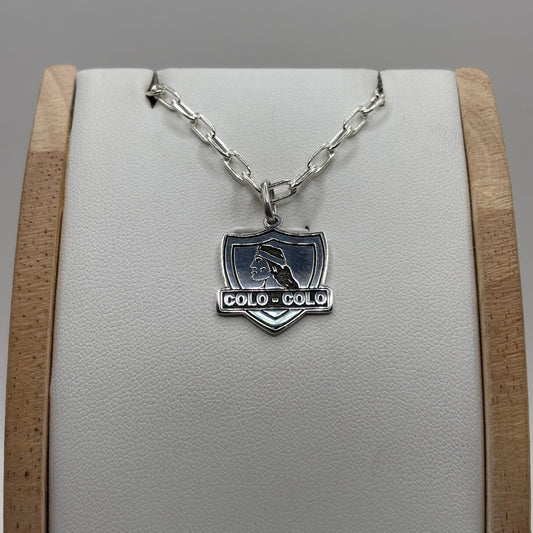 Colgante Colo-Colo en Plata 925 | Hecho en acron