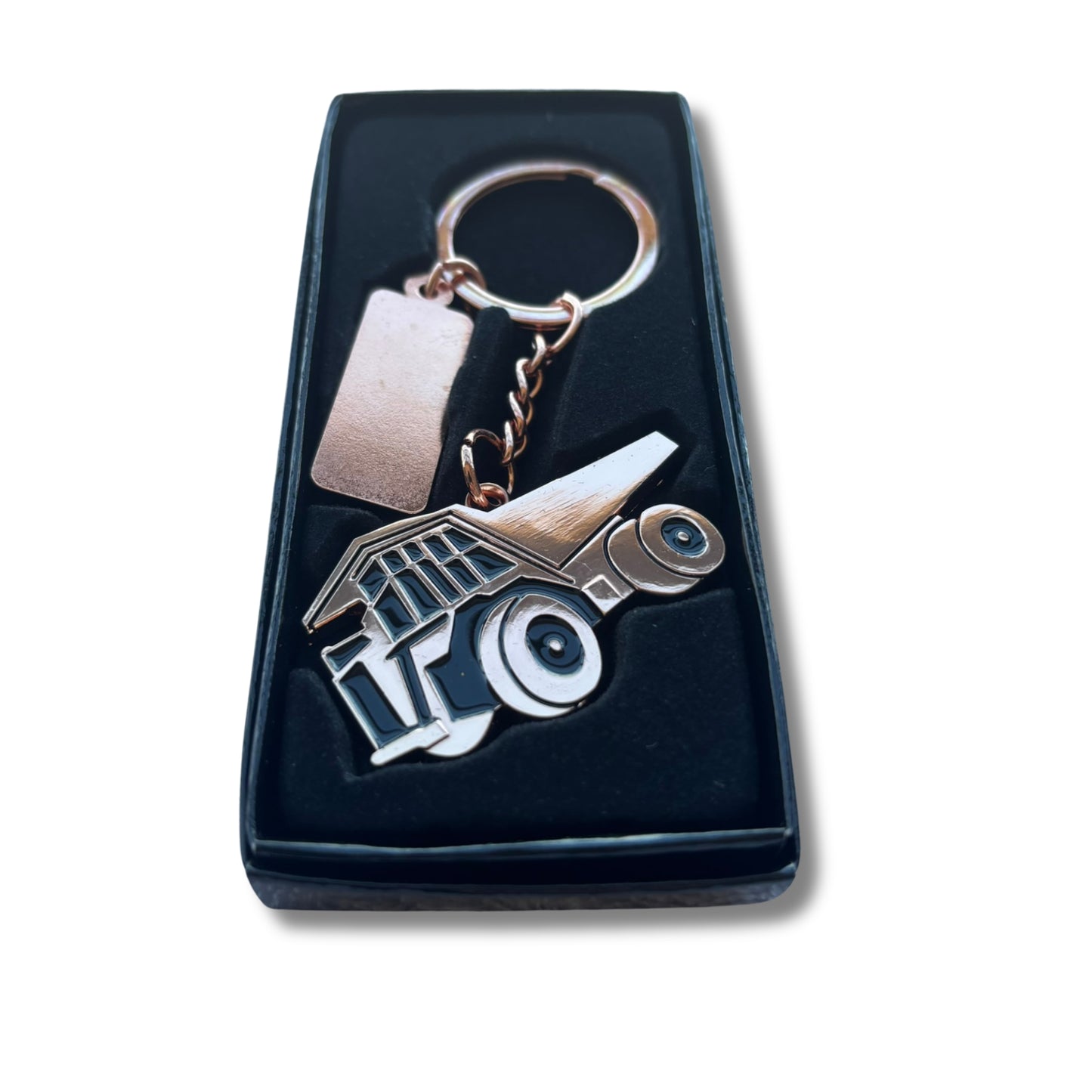 Pack 3 Llaveros Camión Minero CAEX Encobrizado Grabado Personalizado