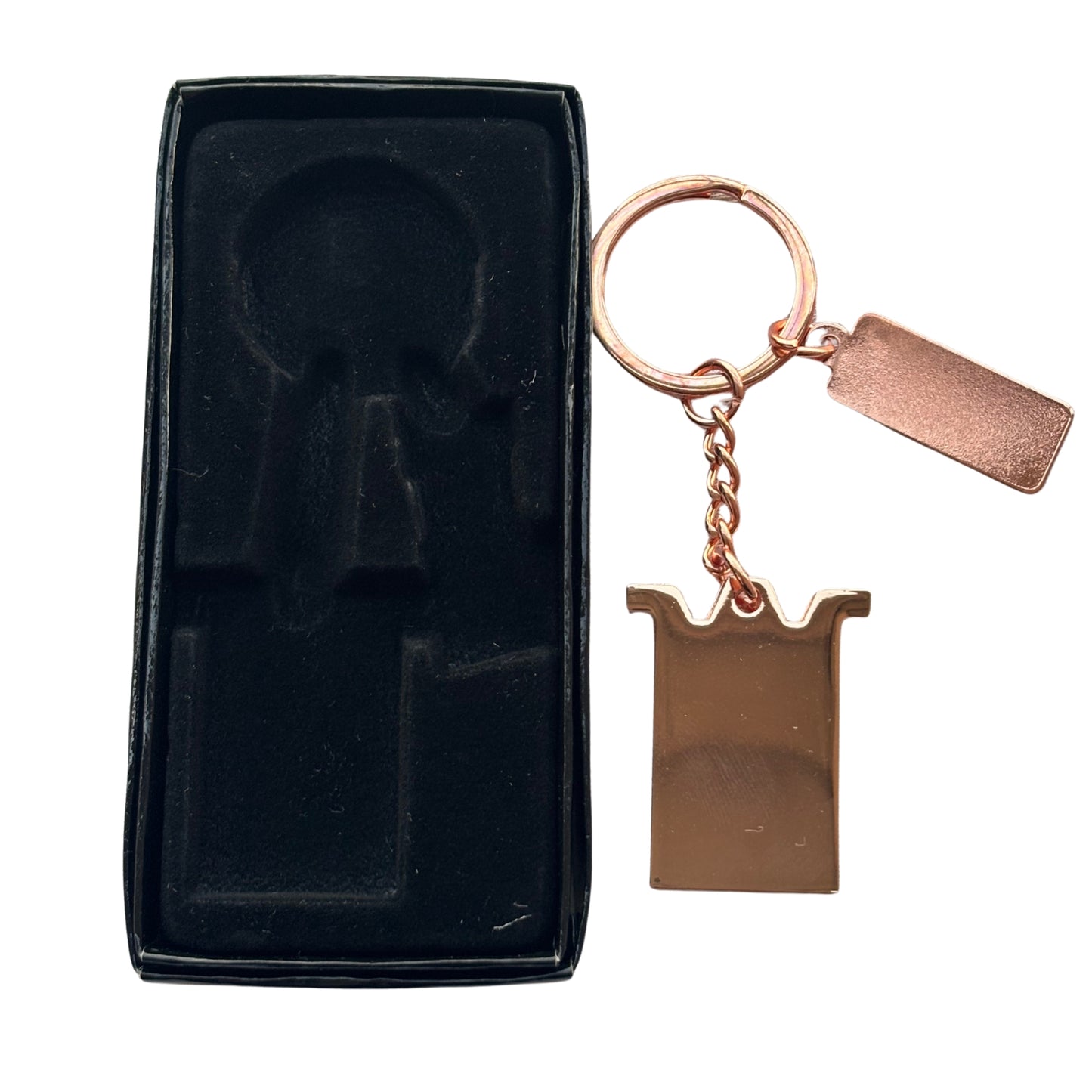 Llavero Cátodo de Cobre Minería Grabado Personalizado