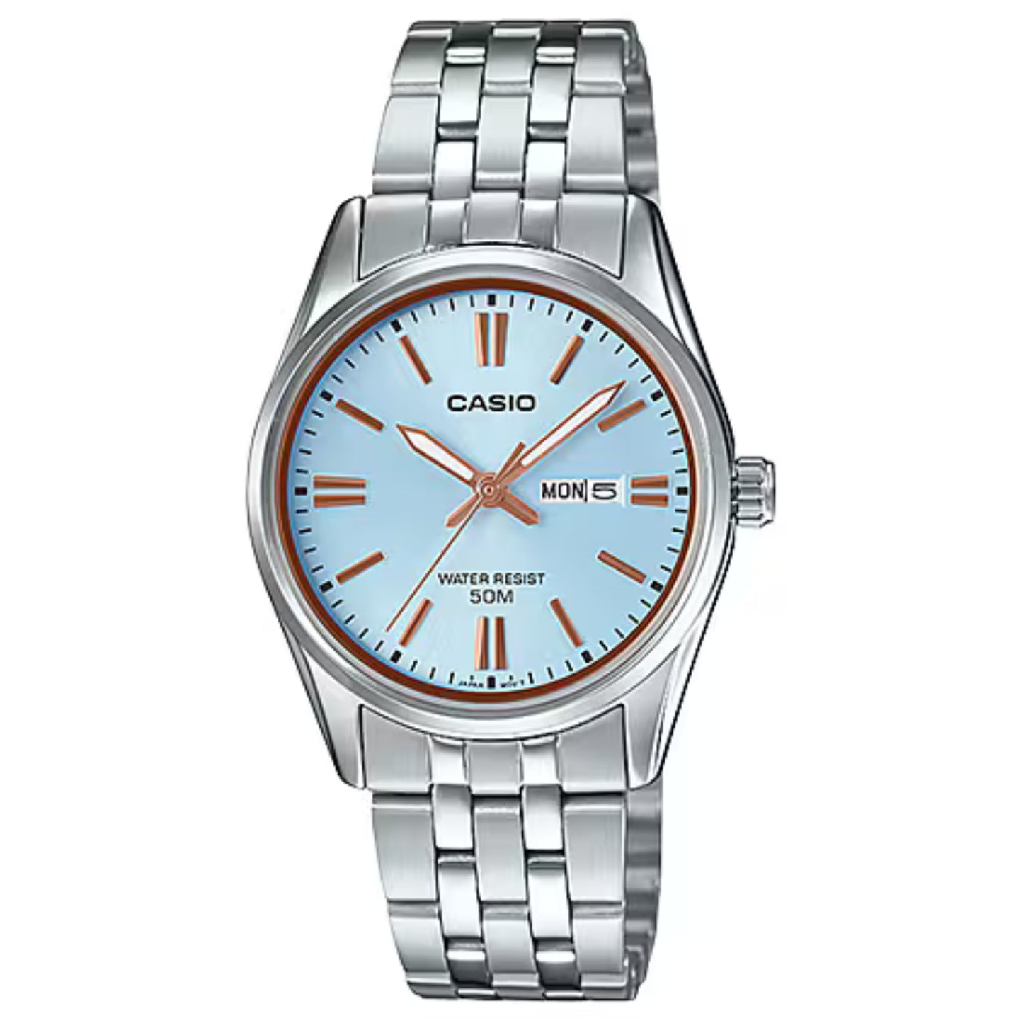 Reloj Casio Mujer LTP-1335D-2A Análogo Esfera Celeste