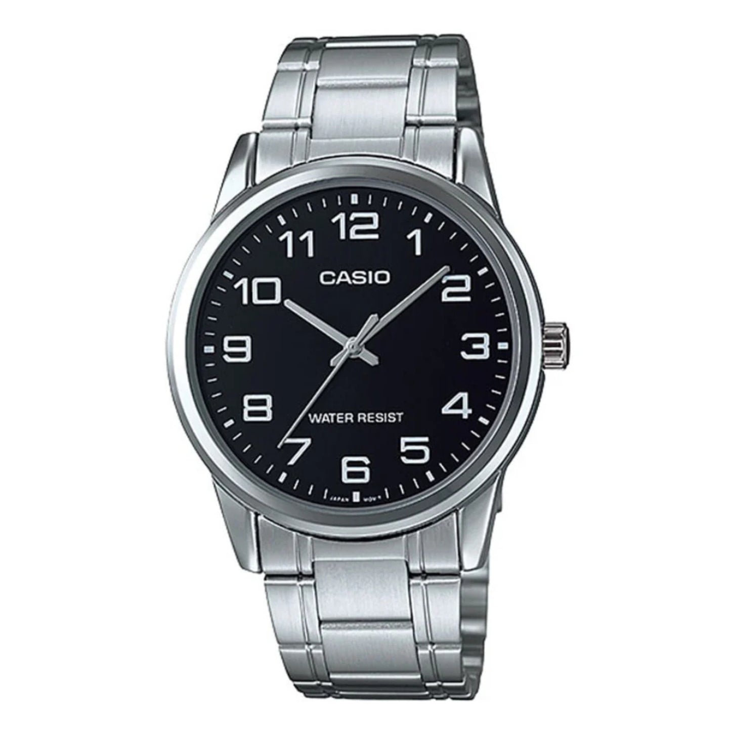 Reloj Casio Hombre MTP-V001D-1B Esfera Negra Acero