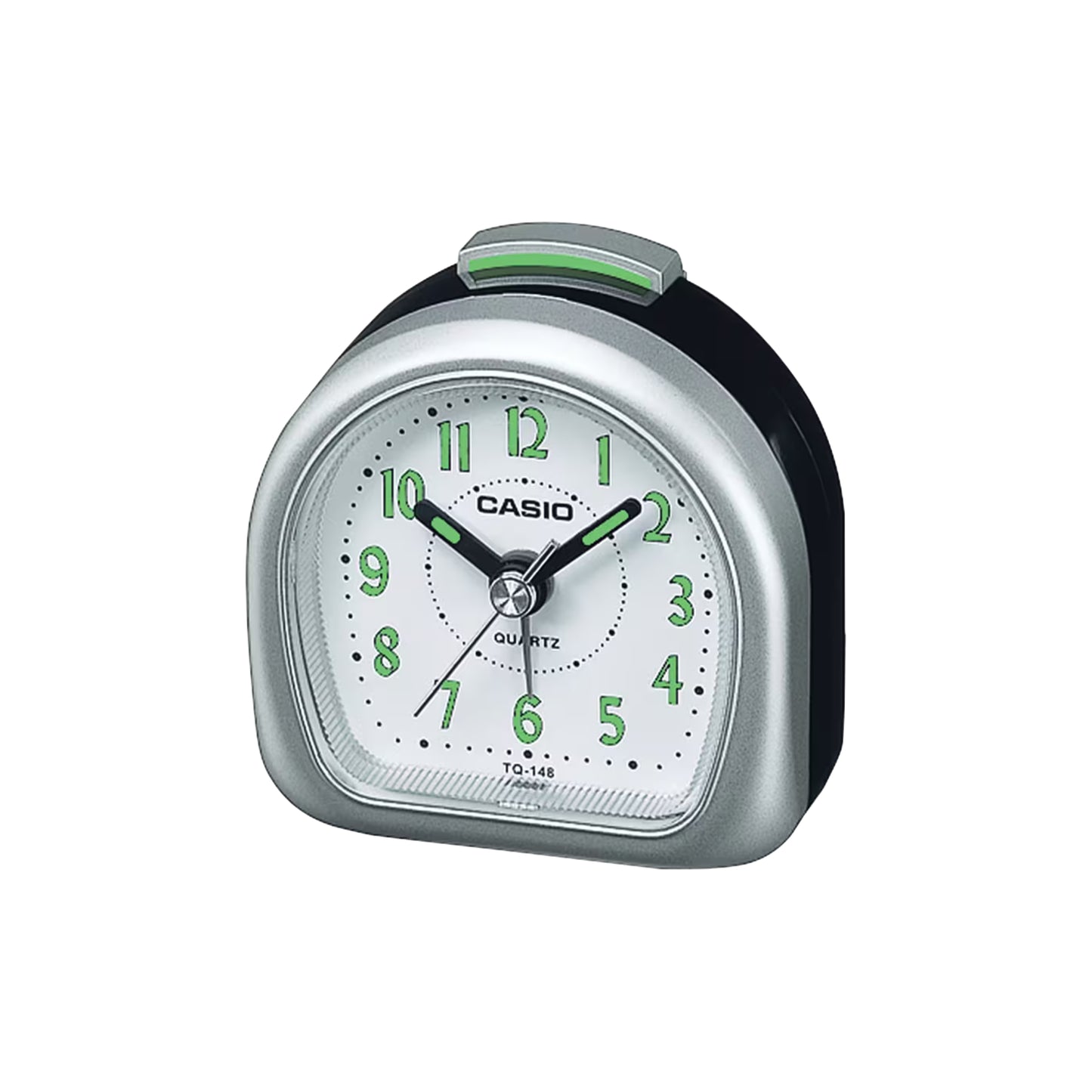 Reloj Despertador Casio TQ-148-8 Analógico Negro Gris