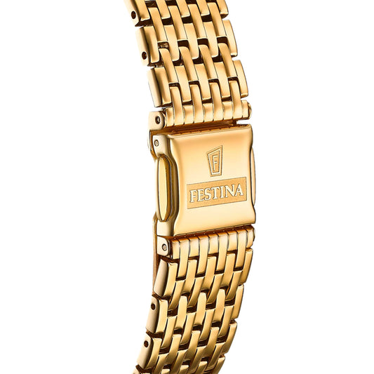 Reloj Festina Hombre F20020/4 Swiss Made Dorado