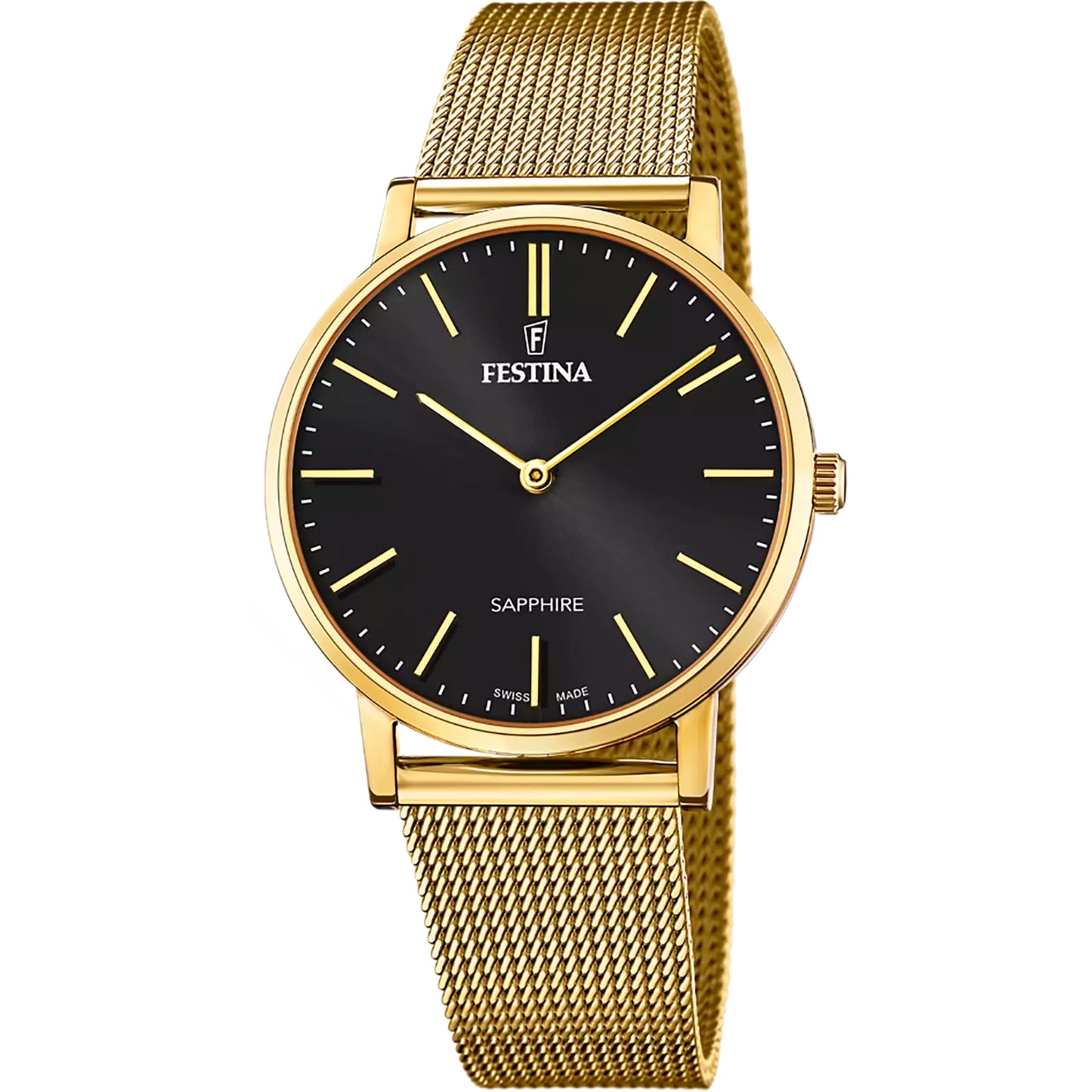 Reloj Festina Hombre F20022/3 Swiss Made Dorado