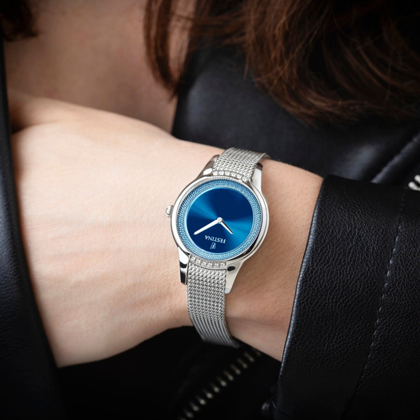 Reloj Festina Mujer F20494/2 Mademoiselle Plateado Azul