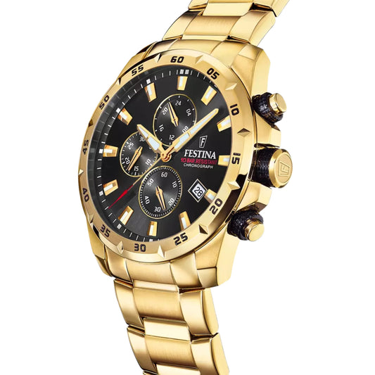 Reloj Festina Hombre F20541/4 Chrono Sport Dorado