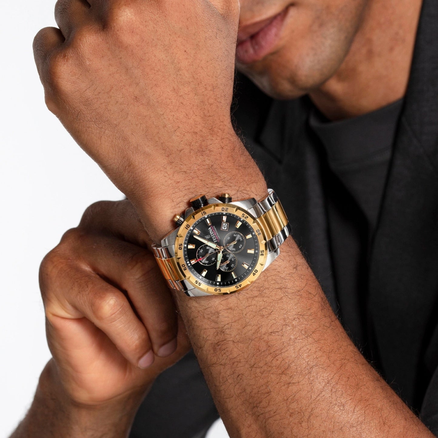 Reloj Festina Hombre F20562/4 Chrono Sport Dorado Plateado