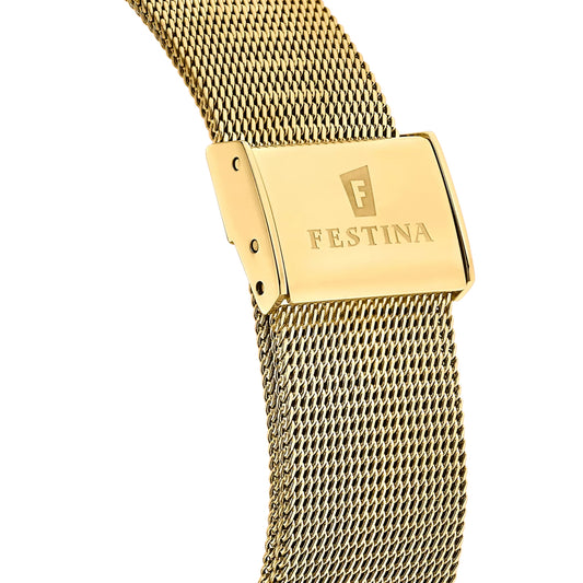 Reloj Festina Hombre F20569/1 Retro Dorado