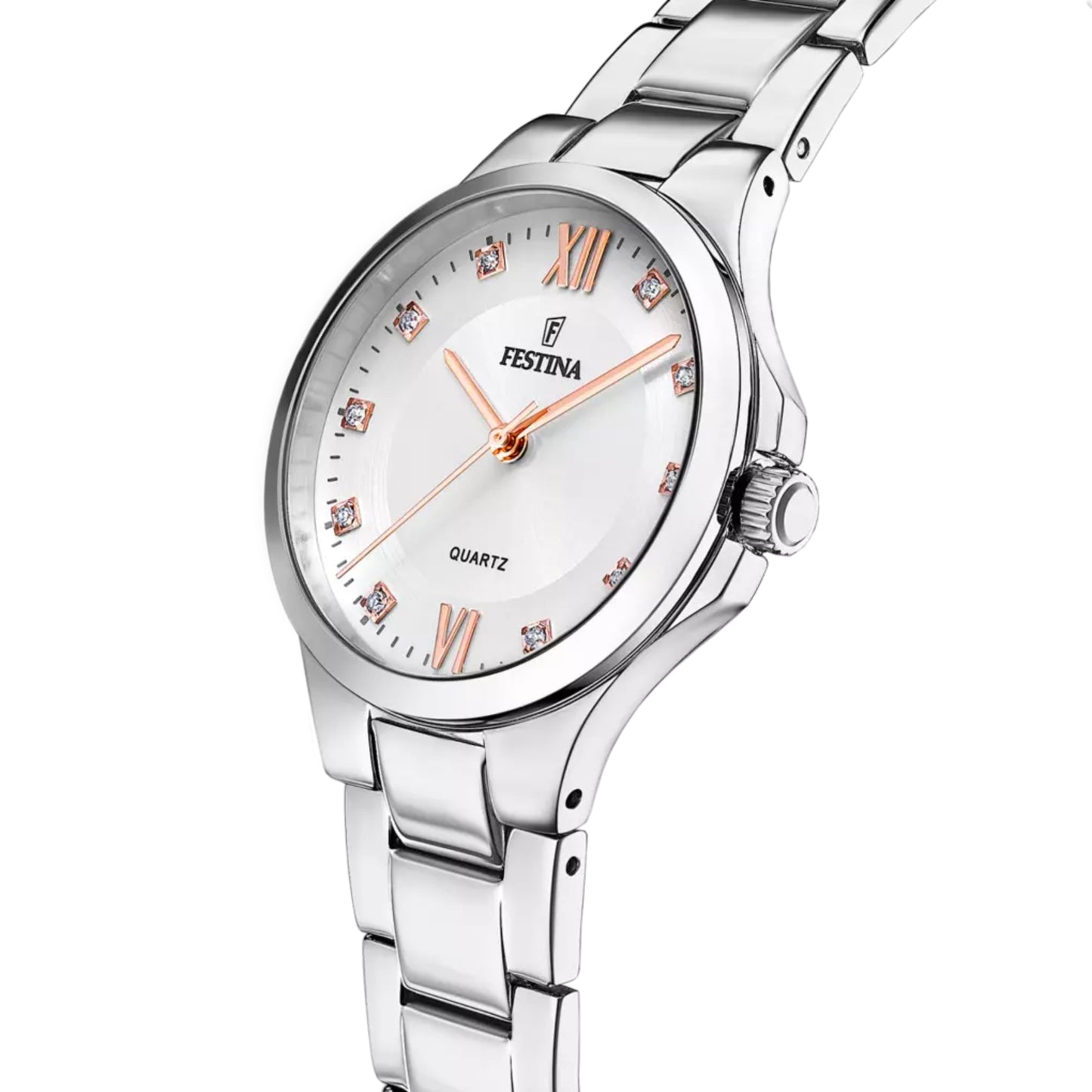 Reloj Festina Mujer F20582/1 Mademoiselle Plateado