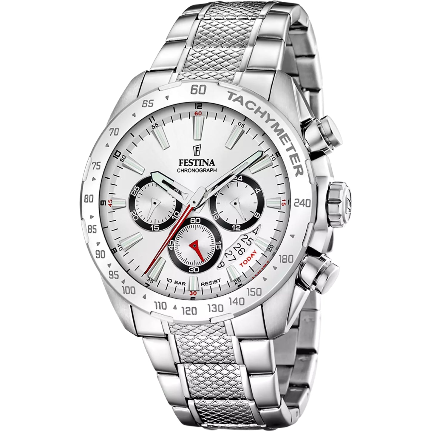 Reloj Festina Hombre F20668/1 Timeless Chronograph Plateado