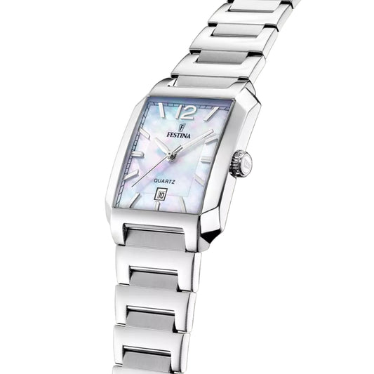 Reloj Festina Mujer F20679/2 On The Square Plateado