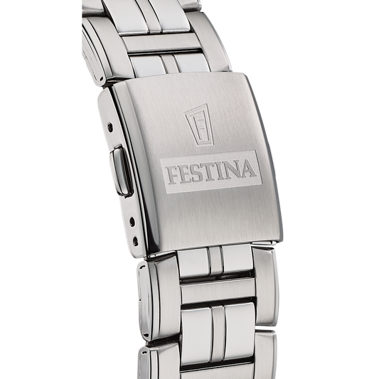 Reloj Festina Hombre F20445/1 Multifunción Plateado