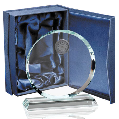 Galvano de Cristal con Reloj CC01 + Grabado Láser