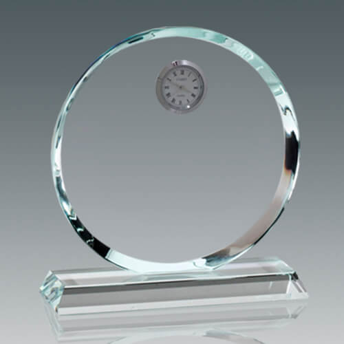 Galvano de Cristal con Reloj CC01 + Grabado Láser
