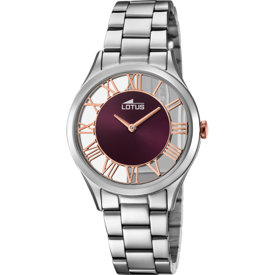 Reloj Lotus 18395/5 Mujer Trendy Burdeo