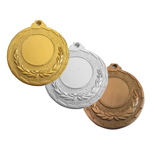Medalla C10 de 50 mm con grabado personalizado