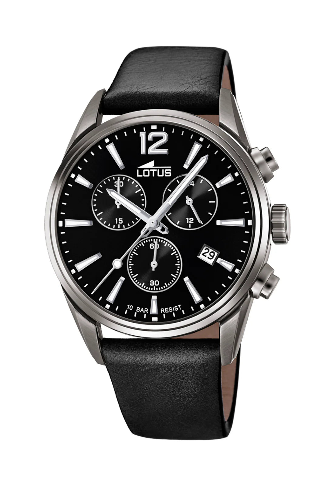 Reloj Lotus 18683/3 Hombre Chrono Negro