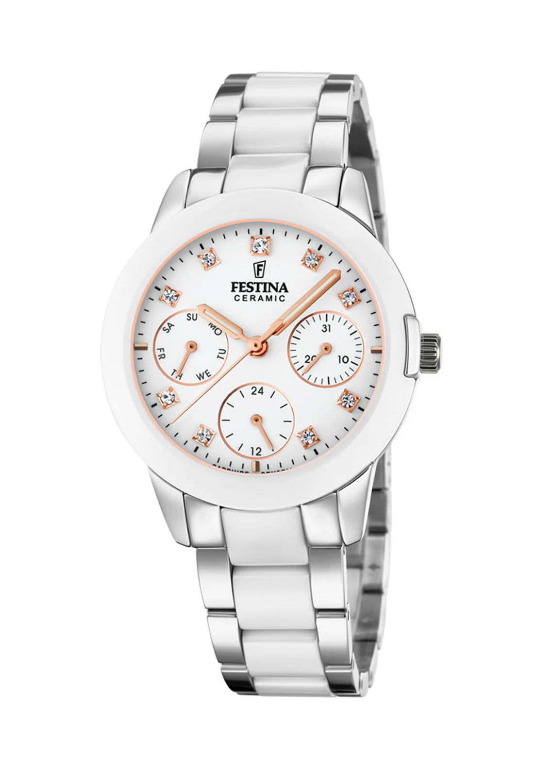 Reloj Festina F20497/1 Mujer Ceramic Blanco